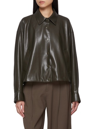 首图 - 点击放大 - MO&CO. - Faux Leather Bike Jacket