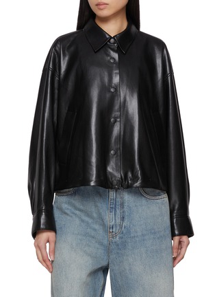 首图 - 点击放大 - MO&CO. - Faux Leather Bike Jacket