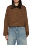 首图 - 点击放大 - MO&CO. - Cropped Cotton Bomber Jacket