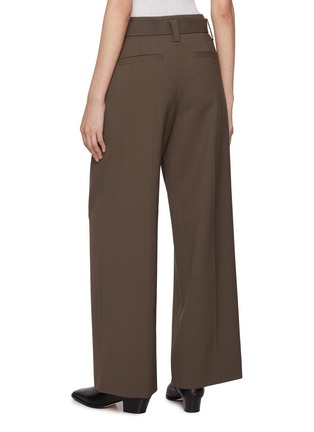 背面 - 点击放大 - MO&CO. - Wide Leg Belted Pants