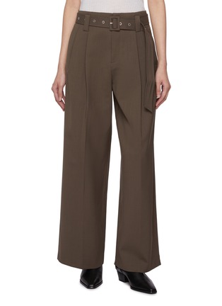 首图 - 点击放大 - MO&CO. - Wide Leg Belted Pants