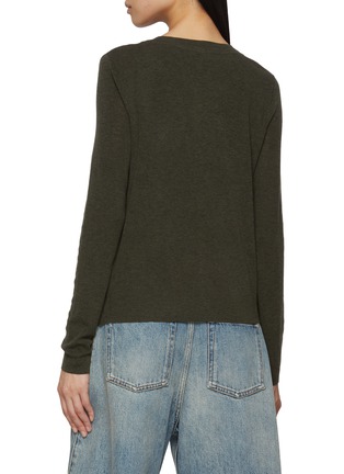 背面 - 点击放大 - MO&CO. - Layered Wool Cardigan Set
