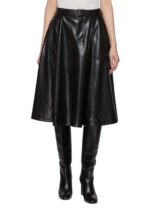 首图 - 点击放大 - MO&CO. - High Waist Pleated Midi Skirt