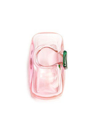 细节 –点击放大 - HENRY DEAN - Clutch Glass Vase — Clear Pink
