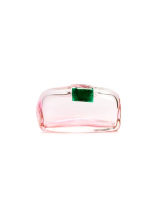 首图 –点击放大 - HENRY DEAN - Clutch Glass Vase — Clear Pink