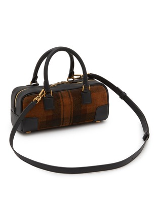 细节 - 点击放大 - LOEWE - Amazona 23 Cropped Tartan Leather Handbag