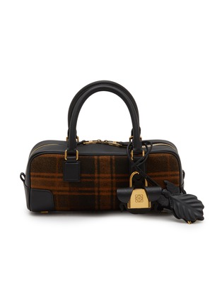 首图 - 点击放大 - LOEWE - Amazona 23 Cropped Tartan Leather Handbag