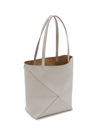 细节 - 点击放大 - LOEWE - Medium Puzzle Fold Leather Tote Bag