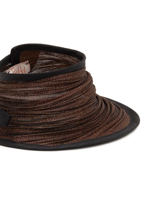 细节 - 点击放大 - LANE’S - Foldable Buntal Lurex Hat