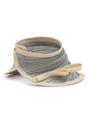 模特儿示范图 - 点击放大 - LANE’S - Foldable Buntal Lurex Hat