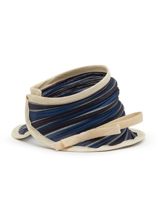 模特儿示范图 - 点击放大 - LANE’S - Foldable Buntal Lurex Hat