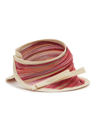 模特儿示范图 - 点击放大 - LANE’S - Foldable Buntal Lurex Hat