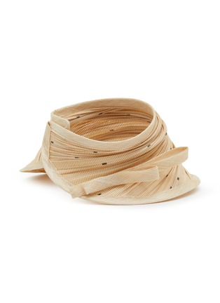 模特儿示范图 - 点击放大 - LANE’S - Foldable Buntal Lurex Hat