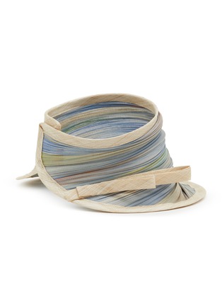 模特儿示范图 - 点击放大 - LANE’S - Foldable Buntal Lurex Hat