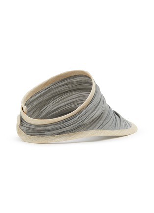 模特儿示范图 - 点击放大 - LANE’S - Foldable Buntal Lurex Visor