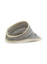 模特儿示范图 - 点击放大 - LANE’S - Foldable Buntal Lurex Visor