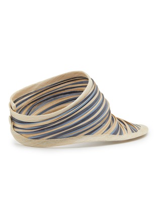 模特儿示范图 - 点击放大 - LANE’S - Foldable Buntal Lurex Visor