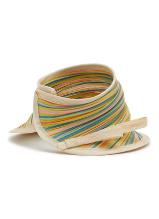 模特儿示范图 - 点击放大 - LANE’S - Foldable Buntal Lurex Hat