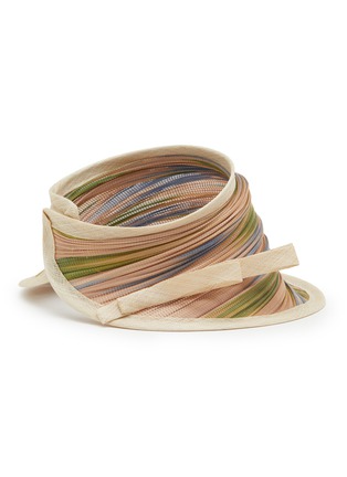 模特儿示范图 - 点击放大 - LANE’S - Foldable Buntal Lurex Hat