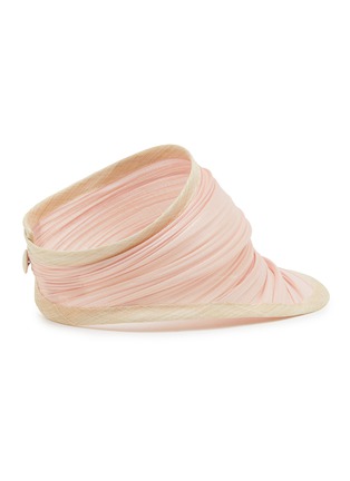 模特儿示范图 - 点击放大 - LANE’S - Foldable Buntal Lurex Visor