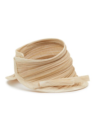 模特儿示范图 - 点击放大 - LANE’S - Foldable Buntal Lurex Hat