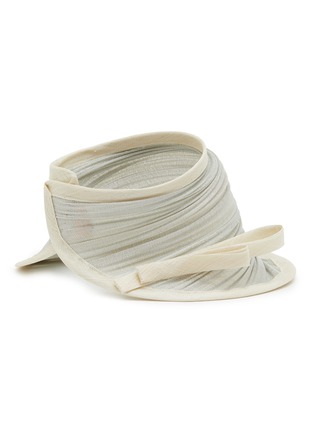 模特儿示范图 - 点击放大 - LANE’S - Foldable Buntal Lurex Hat