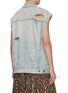 背面 - 点击放大 - NOIR - Distressed Light Wash Gilet