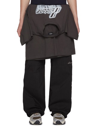 首图 - 点击放大 - WE11DONE - T-Shirt Layered Track Pants