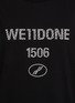  - WE11DONE - 仿珍珠 LOGO 纯棉 T 恤