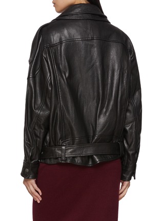背面 - 点击放大 - NOIR - Mid Length Leather Jacket