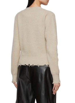 背面 - 点击放大 - NOIR - Long Sleeve V-Neck Cardigan