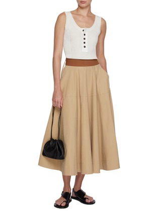 模特儿示范图 - 点击放大 - EDITION - Flared Maxi Skirt