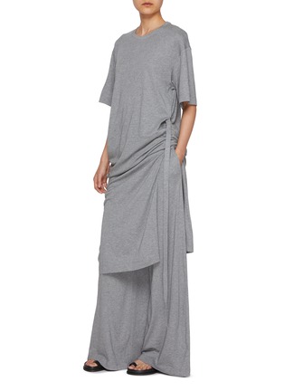 模特儿示范图 - 点击放大 - EDITION - Adjustable Drape T-shirt Dress