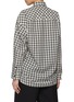 背面 - 点击放大 - EDITION - Chequered Curved Hem Shirt