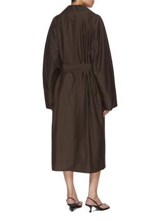 背面 - 点击放大 - EDITION - Reversible Two Tone Cotton Silk Trench Coat