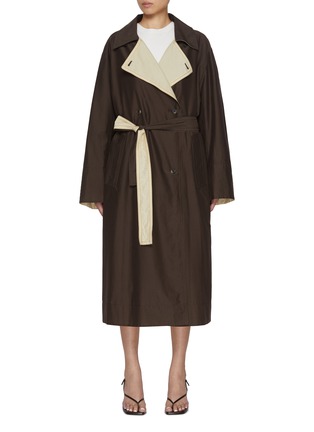 首图 - 点击放大 - EDITION - Reversible Two Tone Cotton Silk Trench Coat