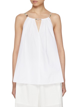 首图 - 点击放大 - EDITION - Draped Beaded Strap Cotton Vest