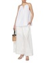 模特儿示范图 - 点击放大 - EDITION - Draped Beaded Strap Cotton Vest