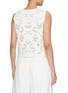 背面 - 点击放大 - EDITION - Tie Front Embroidered Lace Cotton Linen Vest