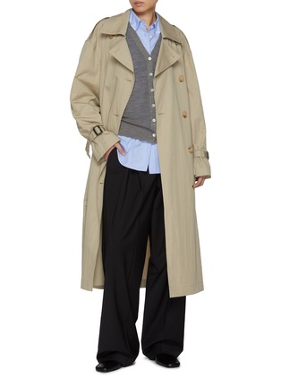 模特儿示范图 - 点击放大 - EDITION - Long Sleeve Cotton Oxford Shirt