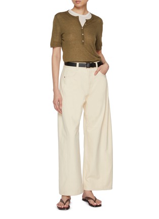 模特儿示范图 - 点击放大 - EDITION - Wide Leg Cotton Pants