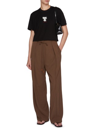 模特儿示范图 - 点击放大 - EDITION - Elephant Graphic Cotton T-Shirt