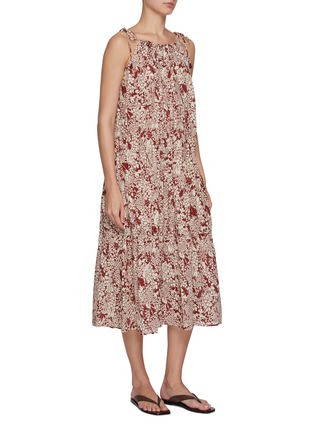 细节 - 点击放大 - EDITION - Floral Cotton Sleeveless Dress