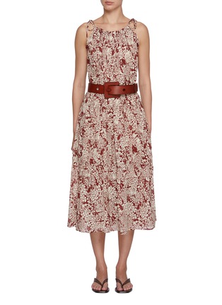首图 - 点击放大 - EDITION - Floral Cotton Sleeveless Dress