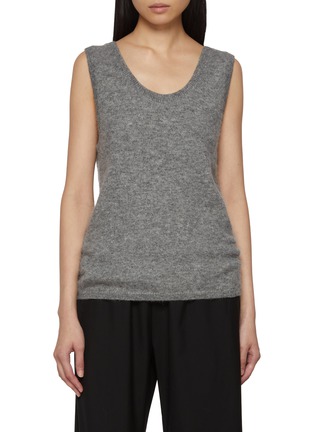 首图 - 点击放大 - EDITION - Scoop Neck Cotton Wool Fleece Vest