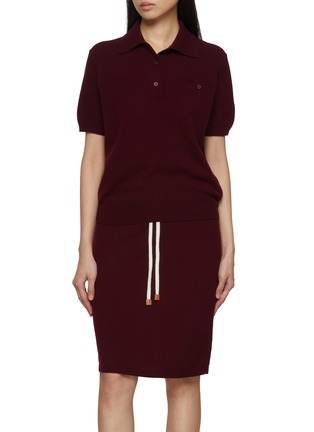 首图 - 点击放大 - EDITION - Short Sleeve Wool Cashmere Knit Sweater