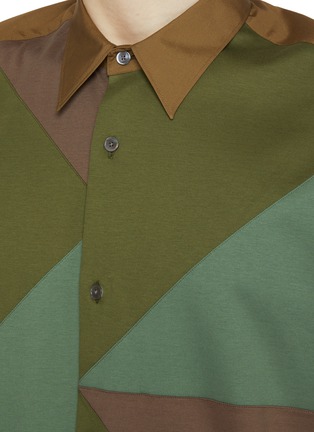  - TOMORROWLAND - Tokiko Bias Patchwork Cotton Shirt