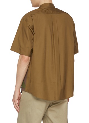 背面 - 点击放大 - TOMORROWLAND - Tokiko Bias Patchwork Cotton Shirt