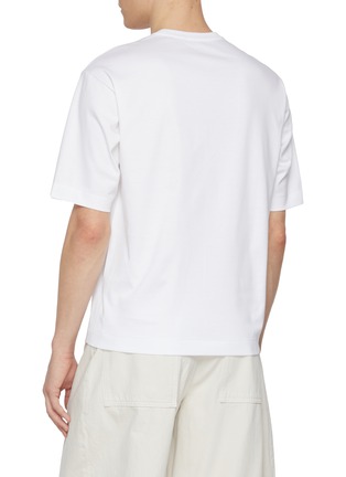 背面 - 点击放大 - TOMORROWLAND - Kamikaze Contrast Paisley Pocket Cotton T-shirt