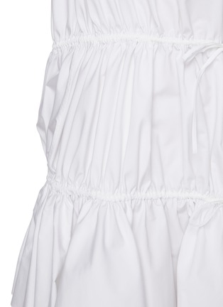  - ALAÏA - 纯棉褶裥连衣裙